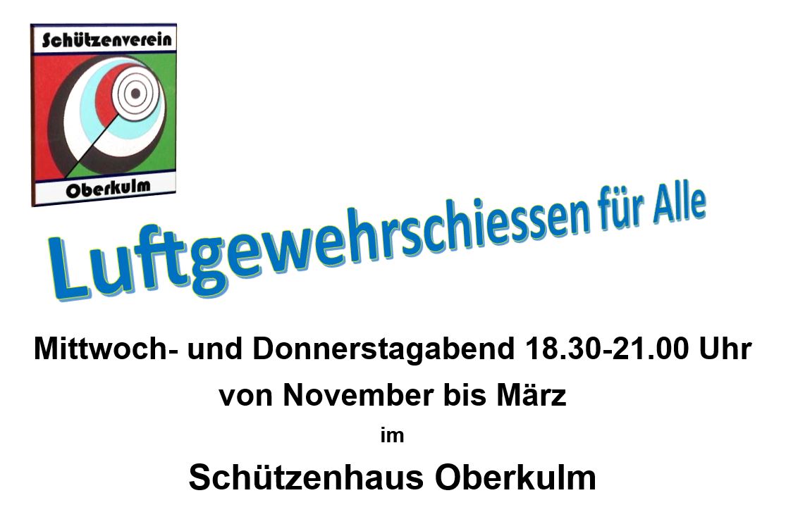 Flyer LG Schiessen